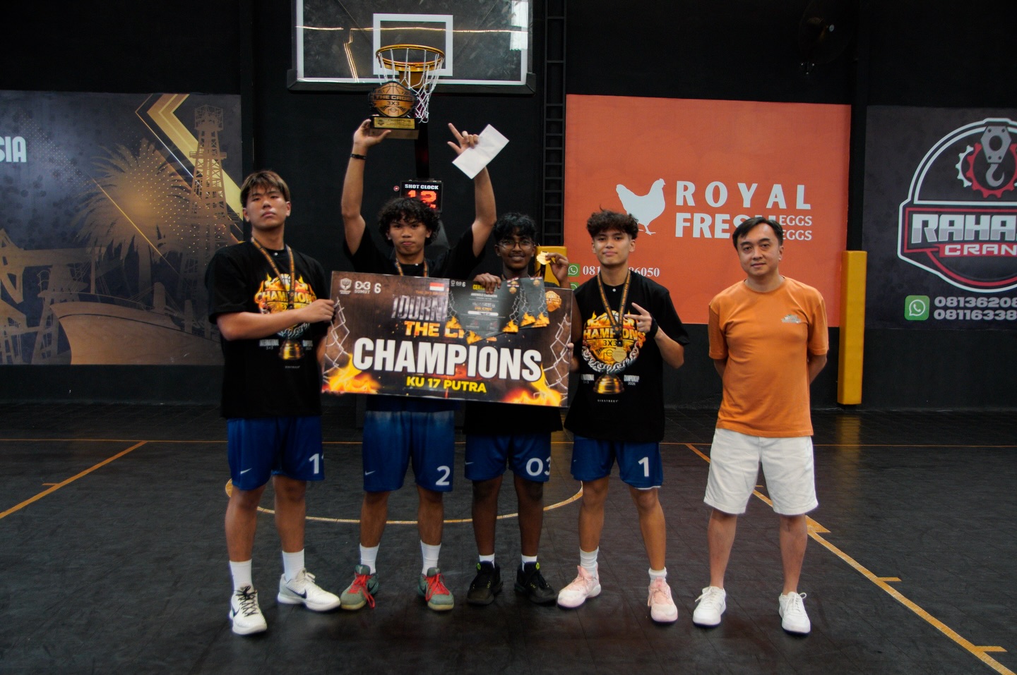 TOH players celebrating a tournament championship